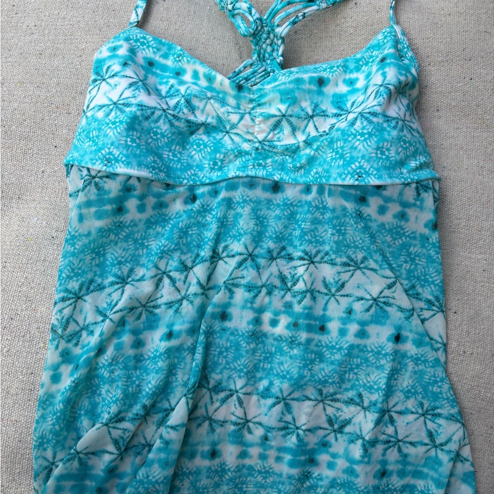 OP Turquoise Patterned Bikini Top